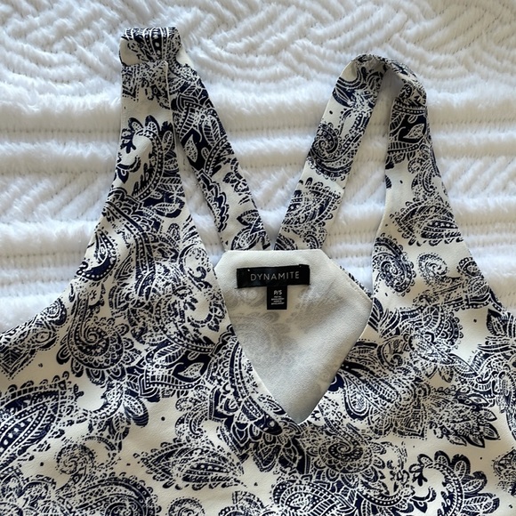 Dynamite two-tiered paisley top - Picture 3 of 4